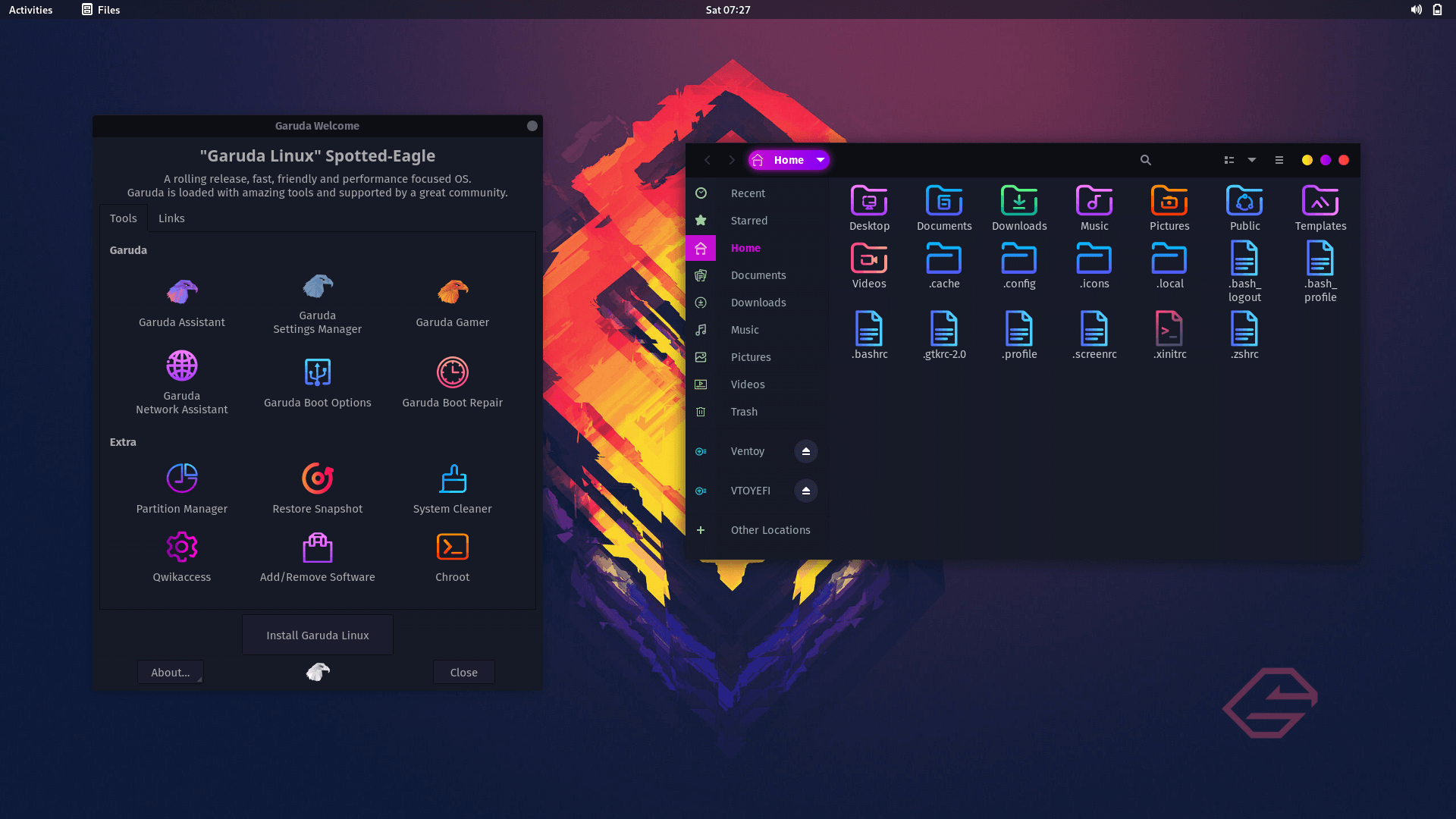 Garuda Linux Gnome