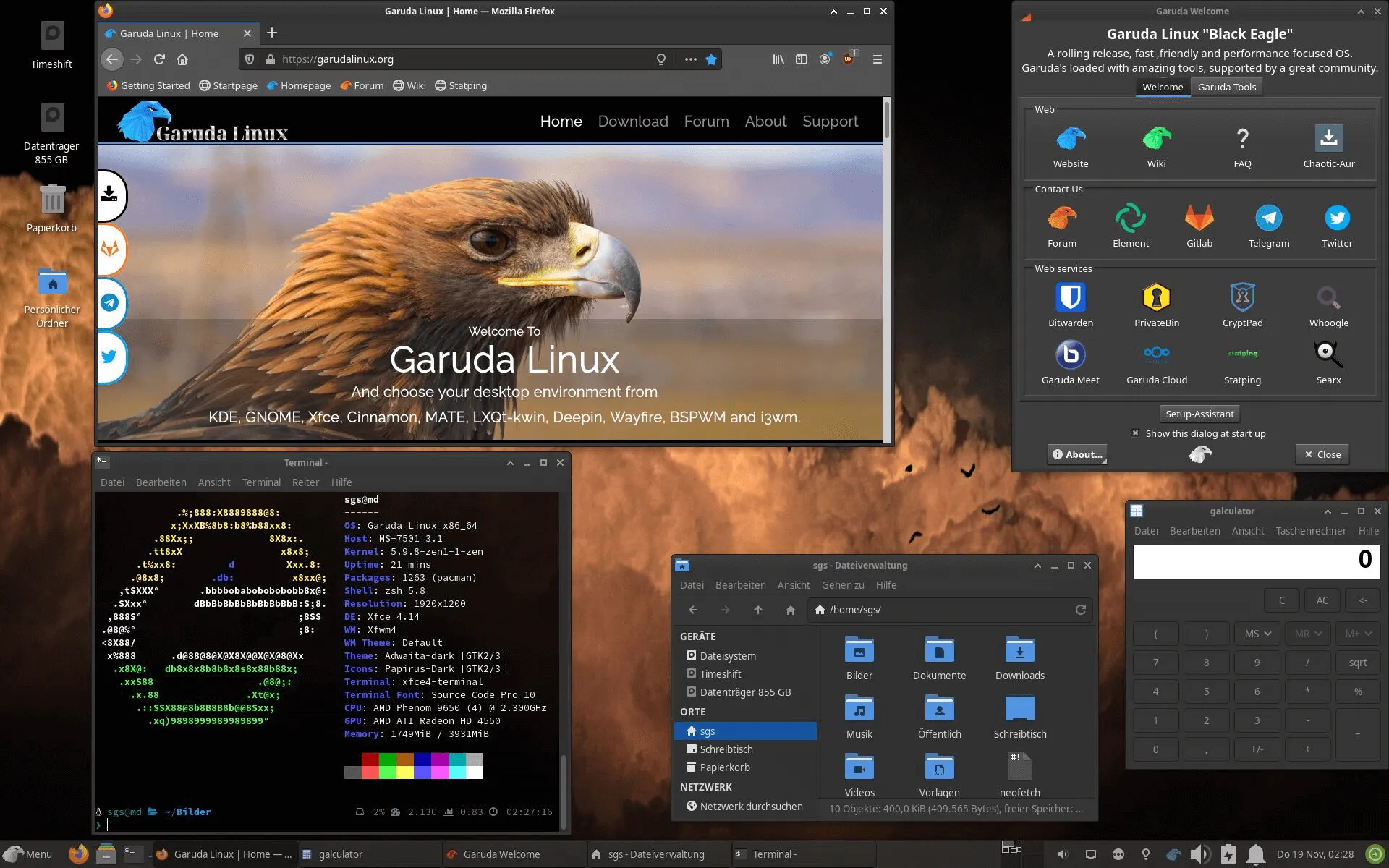 Garuda Linux Xfce